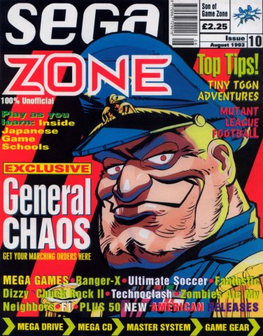 Sega Zone Issue 10 (August 1993)