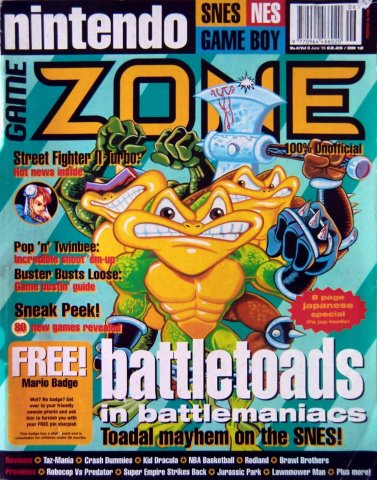 Nintendo Game Zone Issue 08 (June 1993)