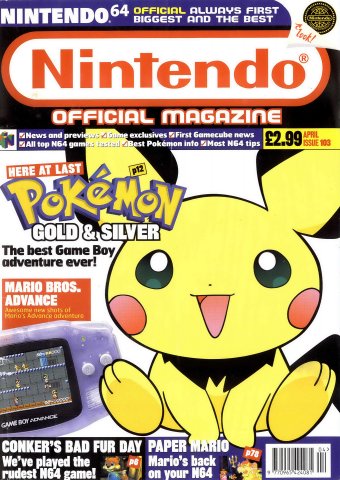 Nintendo Official Magazine 103 (April 2001)