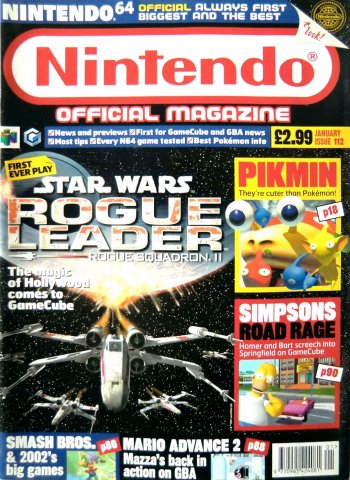 Nintendo Official Magazine 112 (January 2002)