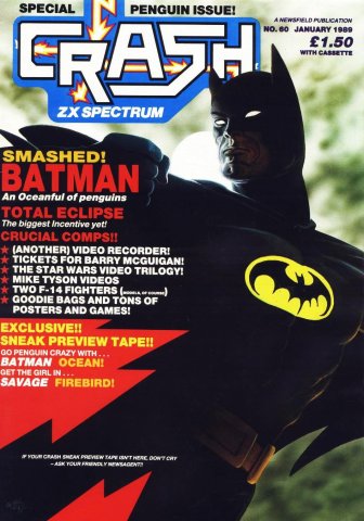 Crash Magazine Issue 60 (January 1989)