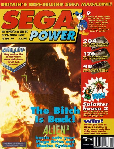 Sega Power Issue 34 (September 1992)