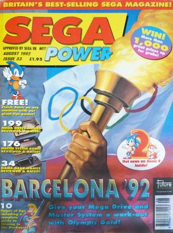 Sega Power Issue 33 (August 1992)