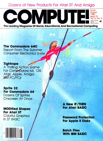 Compute! Issue 075 Vol. 8 No. 8 (August 1986)