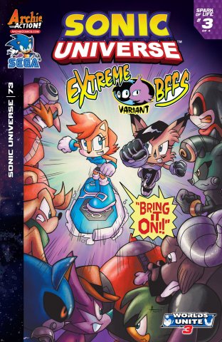 Sonic Universe 073 (April 2015) (Extreme BFFs variant)