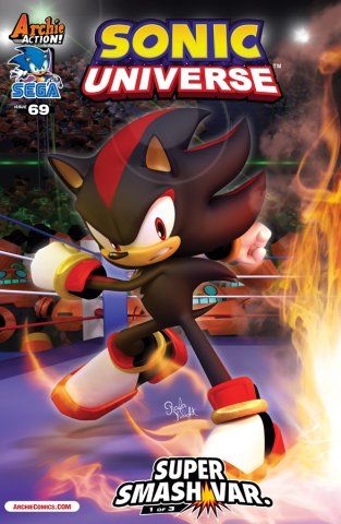 Sonic Universe 069 (December 2014) (Super Smash variant)