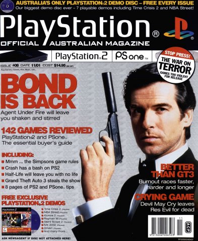 Playstation 2 Official Magazine (AUS) Issue 08 (November 2001)