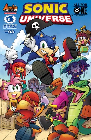Sonic Universe 093 (February 2017) (All For One variant)