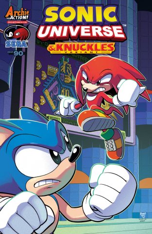 Sonic Universe 090 (November 2016) (& Knuckles variant)
