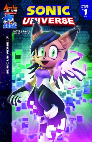 Sonic Universe 071 (February 2015) (Web Lynx variant)