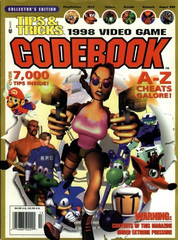 Tips & Tricks Video Game Codebook - 1998