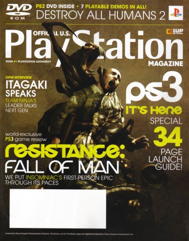 Official U.S. Playstation Magazine Issue 111 (December 2006)