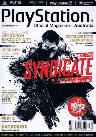 PlayStation Official Magazine Issue 064 (January 2012)