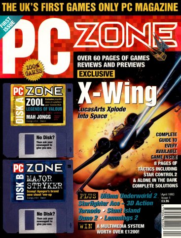 PC Zone Issue 001 (April 1993)