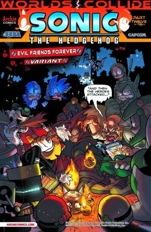 Sonic the Hedgehog 251 (September 2013) (Evil Friends Forever variant)