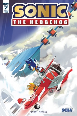 Sonic the Hedgehog 007 (July 2018) (cover b)