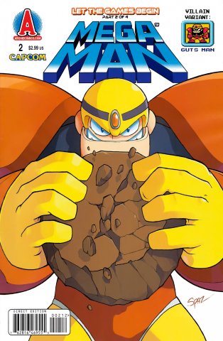 Mega Man 002 (August 2011) (villain variant)