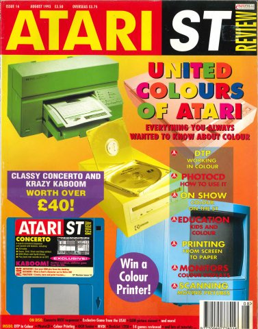 Atari ST Review Issue 16 (August 1993)