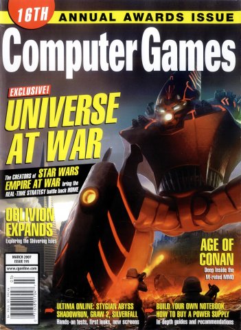 Computer Games Issue 195 March 2007