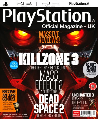 Playstation Official Magazine UK 054 (February 2011) *cover 2*