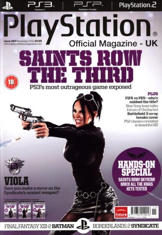 Playstation Official Magazine UK 063 (November 2011) *cover 2*