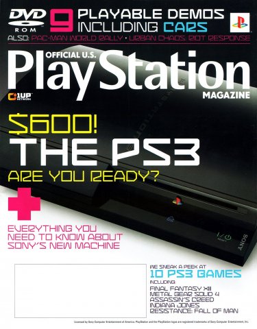 Official U.S. PlayStation Magazine Issue 106 (July 2006)