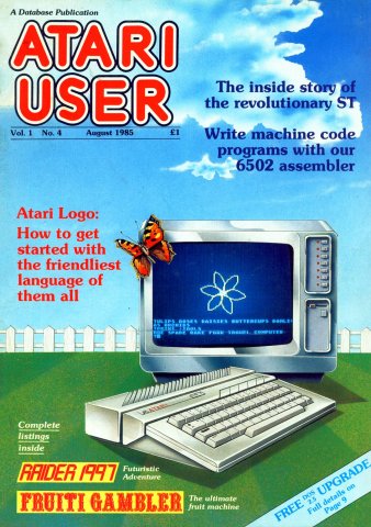 Atari User Vol. 01 No. 04 (August 1985)