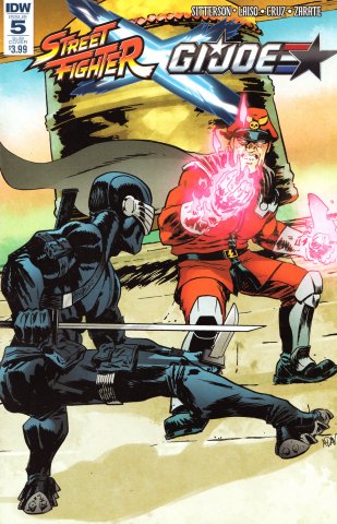 Street Fighter X G.I. JOE 005 (June 2016) (Adam Gorham subscription variant)