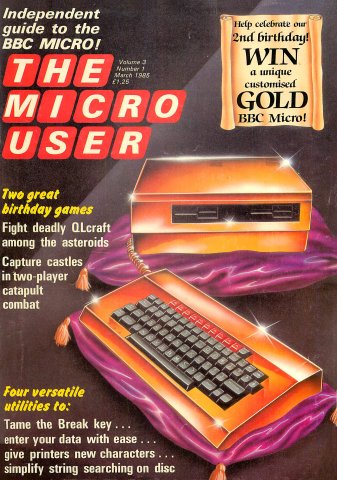 The Micro User Vol.03 No.01 (March 1985)