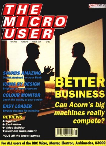 The Micro User Vol.09 No.06 (August 1991)