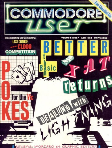 Commodore User Issue 07 (April 1984)