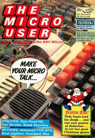 The Micro User Vol.04 No.10 (December 1986)