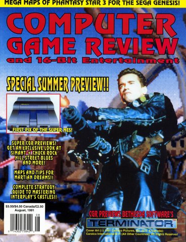 Computer Game Review Issue 01 (August 1991)