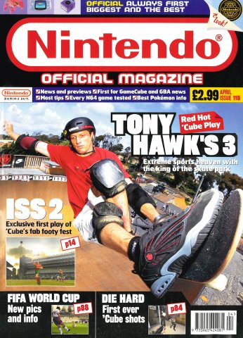 Nintendo Official Magazine 115 (April 2002)