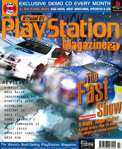 Official UK PlayStation Magazine Issue 021 (July 1997)