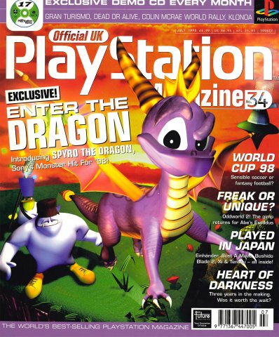 Official UK PlayStation Magazine Issue 034 (July 1998)