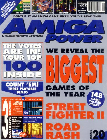 Amiga Power Issue 20 (December 1992)