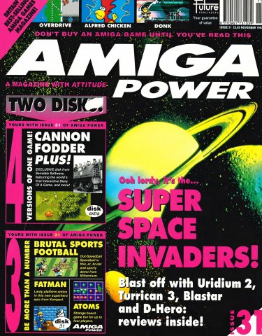 Amiga Power Issue 31 (November 1993)