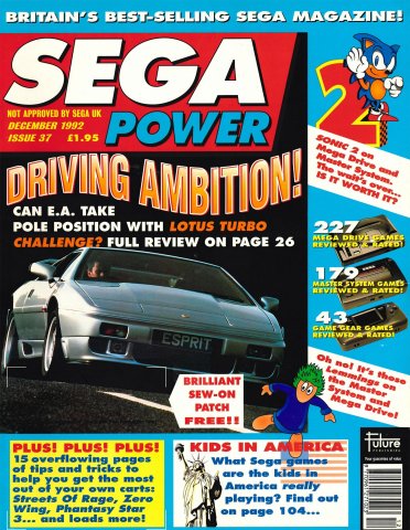 Sega Power Issue 37 (December 1992)