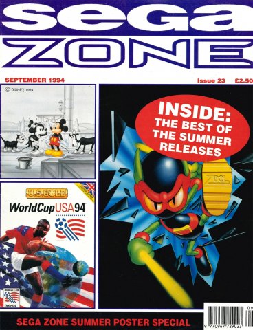 Sega Zone Issue 23 (September 1994)