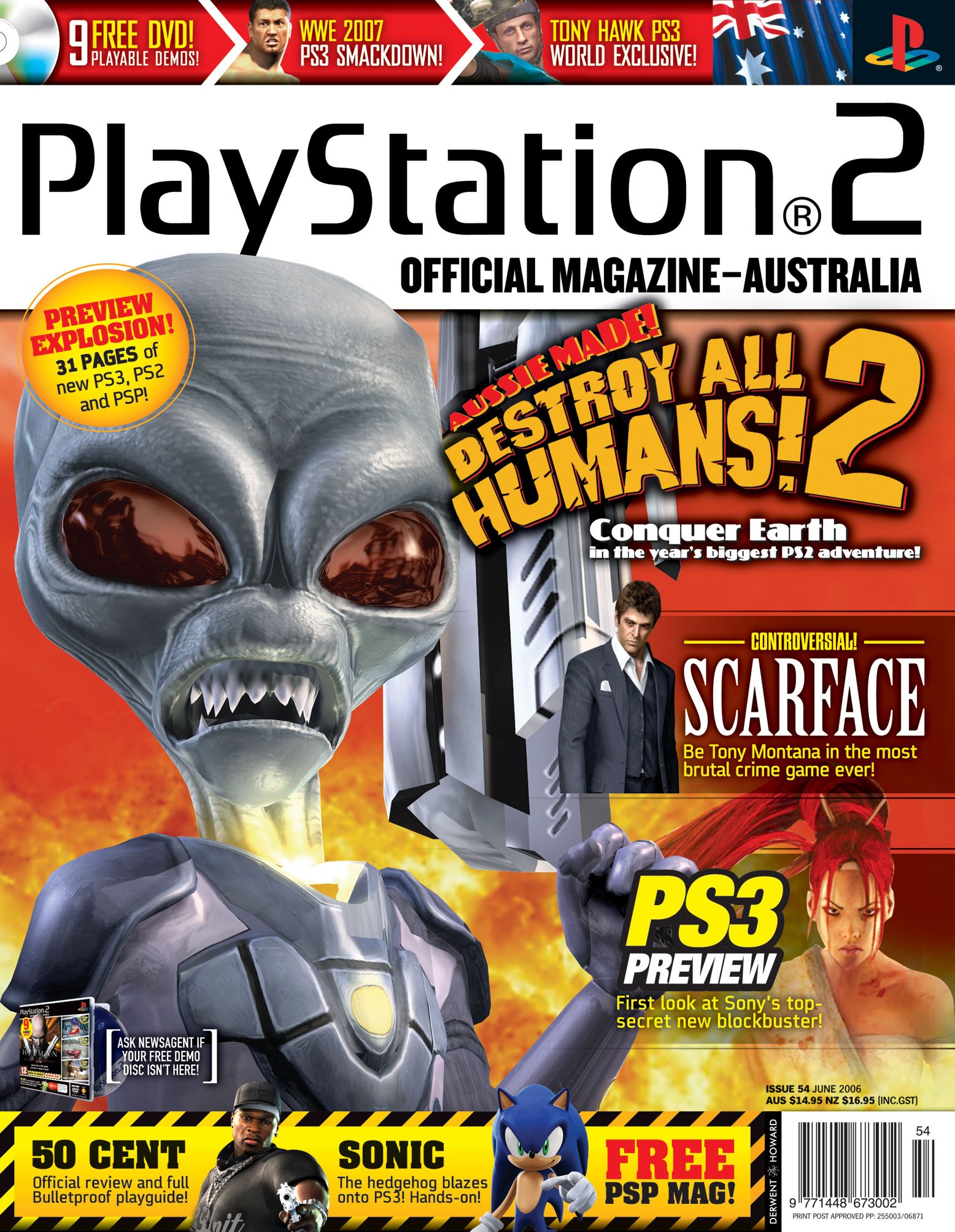 Playstation 2 Official Magazine (AUS) Issue 54 (June 2006) - Official 