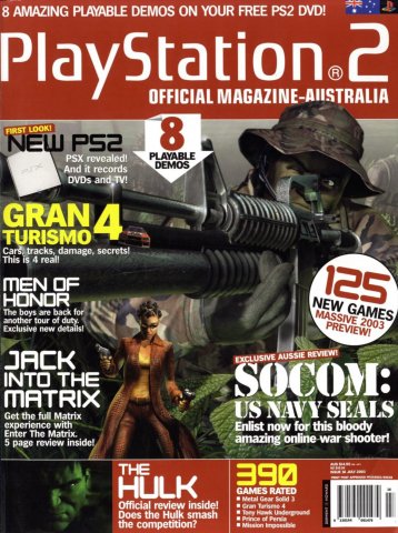 Playstation 2 Official Magazine (AUS) Issue 16 (July 2003)