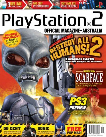 Playstation 2 Official Magazine (AUS) Issue 54 (June 2006)