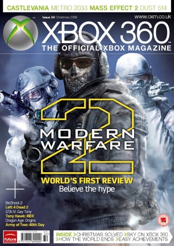 XBOX 360 The Official Magazine Issue 054 Xmas 2009