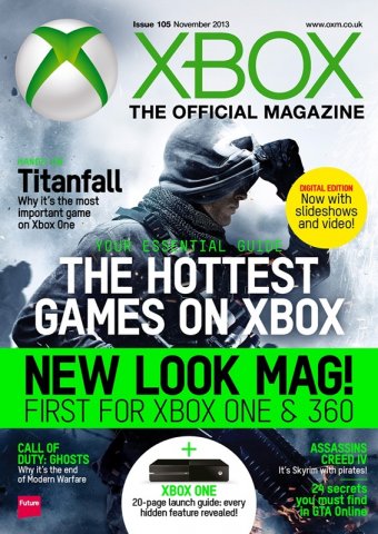 XBOX 360 The Official Magazine Issue 105 December 2013