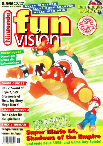 Nintendo Fun Vision Issue 30 (August/September 1996)