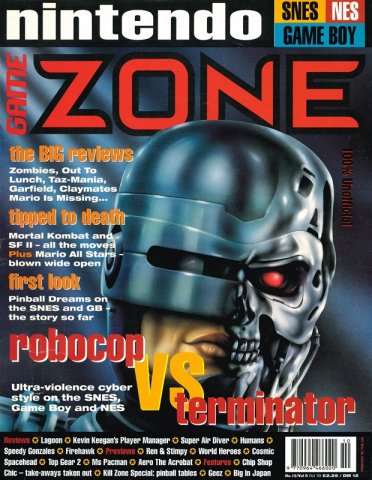Nintendo Game Zone Issue 12 (October 1993)