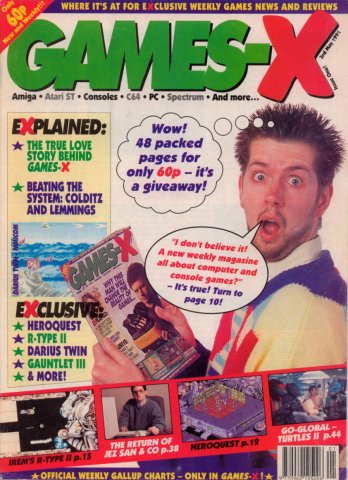 Games-X Issue 01 (May 3, 1991)