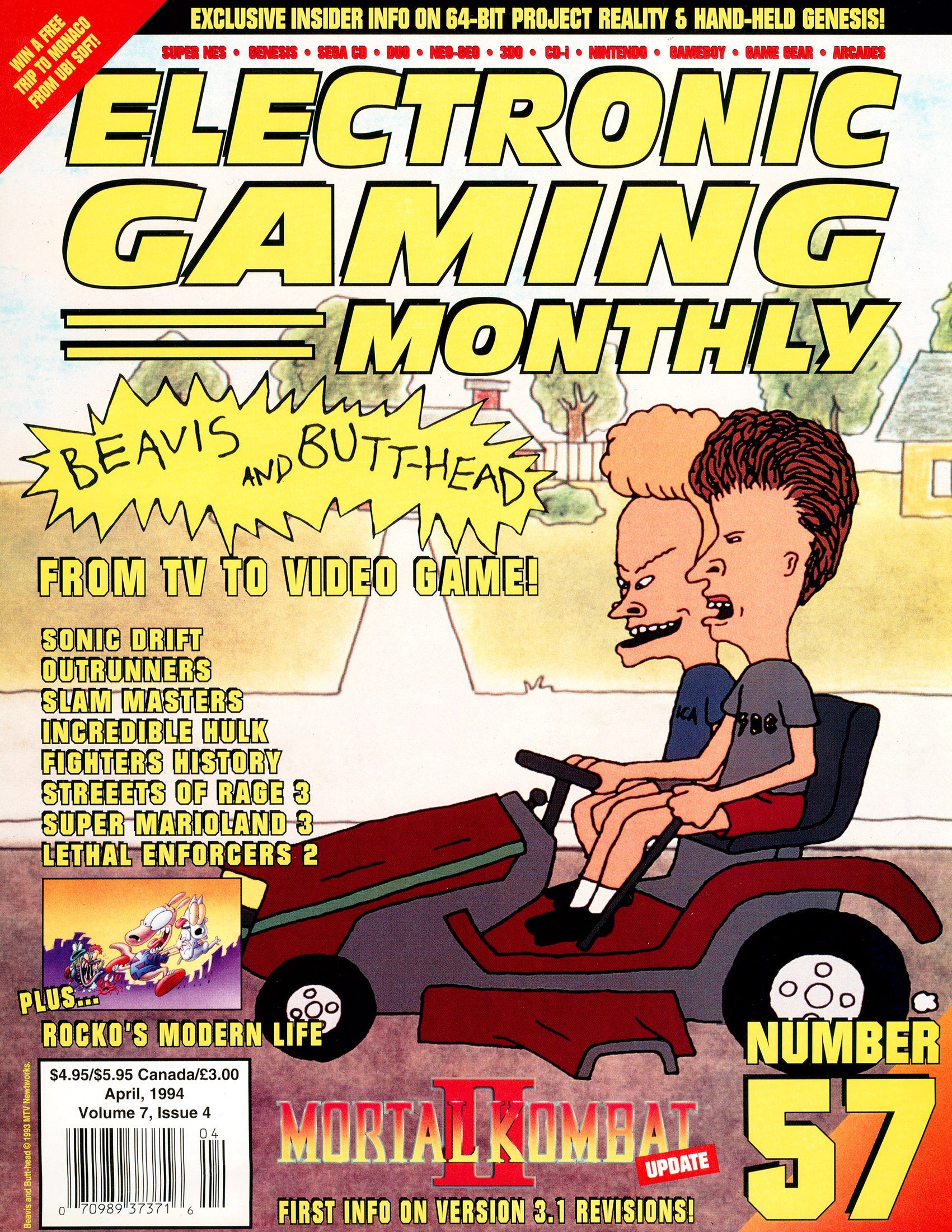 Electronic Gaming Monthly Issue 57 (April 1994) Electronic Gaming