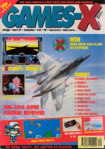 Games-X Issue 23 (September 26, 1991)